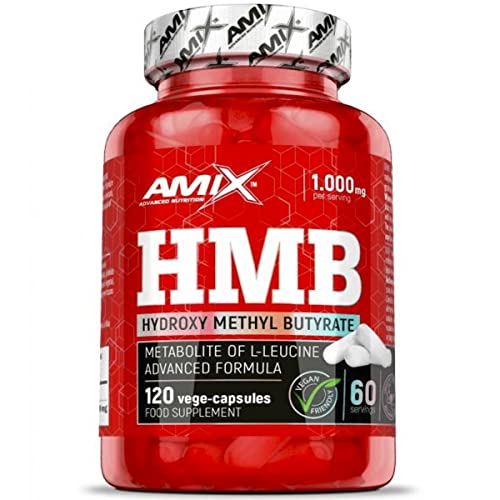 AMIX - Complemento Alimenticio - HMB - 120 Cápsulas - Calidad Farmacéutica - Incrementa la Fuerza - Previene el Catabolismo Muscular - Ideal Suplemento Alimenticio para Deportistas