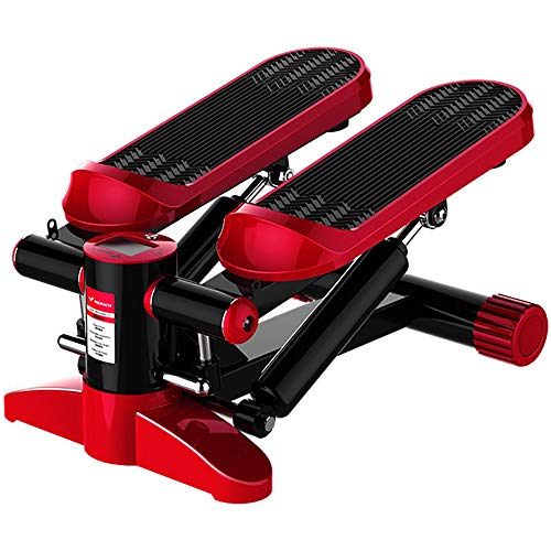 DODOBD Stepper 2 en 1 Cuerdas de Resistencia Mini Stepper 2 en 1 Fitness aeróbic para el hogar Stepper para Usuarios Principiantes y Avanzados con Pantalla Multifuncional,150kg