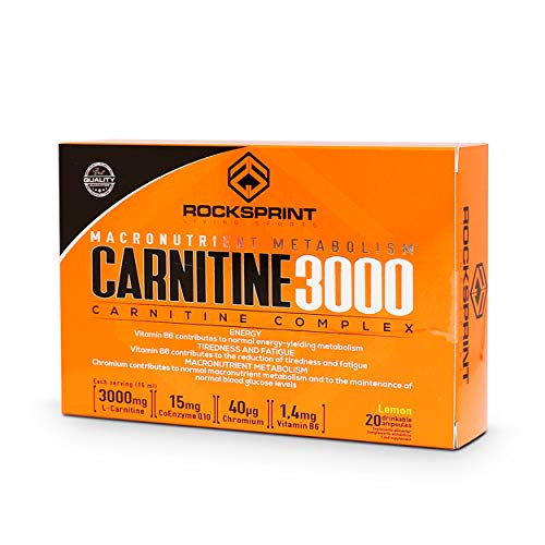 CARNITINE 3000 READY TO DRINK 20 x 15 ml - Carnitina Natural-Quemagrasas Líquido - Suplemento Deportivo