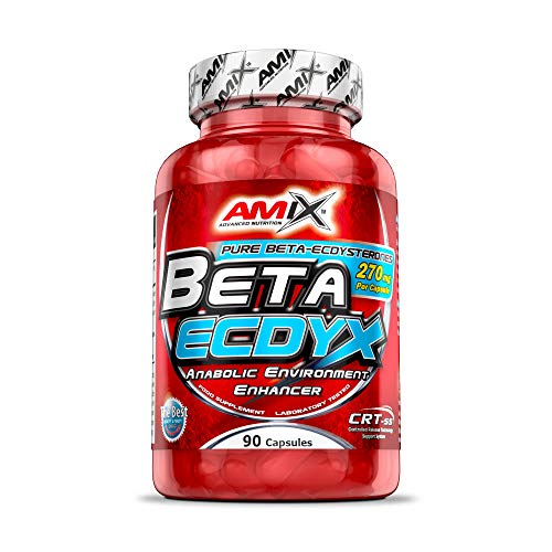AMIX - Complemento Alimenticio - Beta Ecdyx - 90 Tabletas - Estimula la Testosterona - Elaborado con Cyanotis Arachnoidea - Aumenta la Masa Muscular - Complemento Deportivo