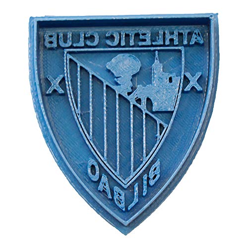 Cuticuter Fútbol Atletic De Bilbao Cortador de Galletas, Plástico, Azul, 8x7x1.5 cm