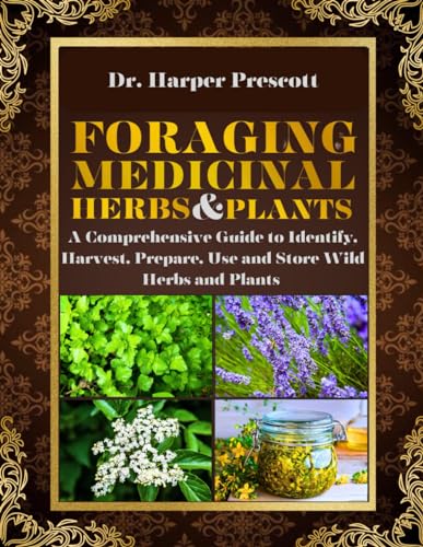 Foraging Medicinal Herbs and Plants: A Comprehensive Guide to Identify, Harvest, Prepare, Use and Store Wild Herbs and Plants