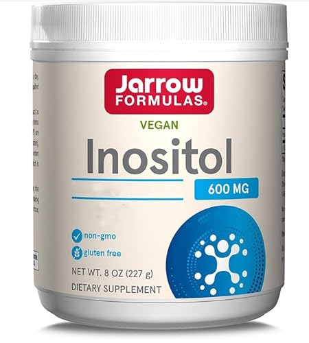 Jarrow Formulas Polvo de Inositol 227g, Suplemento Nutricional, Ayuda al Metabolismo y Sistema Nervioso