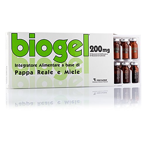 Biogel 200 - Complemento alimenticio para adolescentes - jóvenes (10-18 años) a base de papilla real y de Miel.