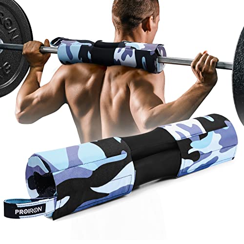 PROIRON Almohadilla Barra Gimnasio Protector, Barbell Squat Pad, para Sentadillas y Empuje de Cadera, para Ejercicios en Casa y en Gimnasio, Entrenamiento de Fuerza y Pesas