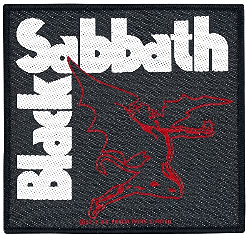 Black Sabbath Creature Unisex Parche Negro/blanco/Rojo, 100% poliéster, Sin definir
